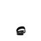 思加图2018年夏季专柜同款黑色绣花布虎头装饰凉拖鞋9JH14BT8