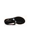 STACCATO/思加图2018年夏季专柜同款黑色真丝布面夹趾女凉鞋9JH13BL8