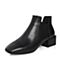 STACCATO/思加图2018年春季专柜同款黑色胎牛皮切尔西女皮靴N4301AD8
