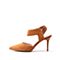 STACCATO/思加图2018年春季专柜同款棕色羊绒皮女皮凉鞋R1201AH8