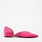 STACCATO/思加图2018年春季专柜同款桃红色真丝布浅口平底鞋Q3501AQ8