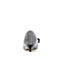 思加图2018年春季专柜同款银色亮片布蝴蝶结宽版猫跟鞋9L214AQ8