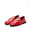 STACCATO/思加图2018秋专柜同款漆牛皮方跟一脚蹬女单鞋9K920CM8