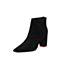STACCATO/思加图2018年冬专柜同款羊绒时尚粗跟女短靴9J431DD8