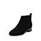 STACCATO/思加图2018冬专柜同款羊皮时尚方跟女短靴L8201DD8