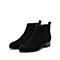 STACCATO/思加图2018冬专柜同款羊皮时尚方跟女短靴L8201DD8