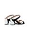 思加图春季新款时尚休闲舒适粗高跟女凉拖穆勒鞋9DX04BT9