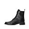 思加图2020冬季新款系带拉链低跟短靴女皮靴子9Y607DD0