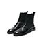 思加图2020冬季新款系带低跟袜靴马丁靴英伦风短靴女皮靴D2061DD0