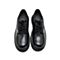 思加图2021秋季新款英伦风系带小皮鞋厚底圆头单鞋女皮鞋EBV04CM1