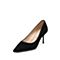 思加图2022春季新款优雅通勤浅口鞋一脚蹬细跟单鞋女皮鞋A1150AQ2