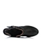 Tata/他她冬季专柜同款黑色小牛皮女皮靴（绒里）2H643DD4