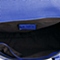 Tata/他她蓝色PU定型公文手袋C7628CX4
