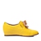 Tata/他她春季专柜同款黄色绵羊皮女单鞋LJ120AM5