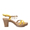 Tata/他她夏季专柜同款黄色羊皮时尚优雅女皮凉鞋2VP09BL5专柜1