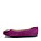 Tata/他她年秋季专柜同款紫色羊皮女单鞋2L804CQ5