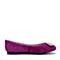 Tata/他她年秋季专柜同款紫色羊皮女单鞋2L804CQ5