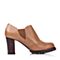 Tata/他她秋季专柜同款棕色羊皮女单鞋2DH21CM5