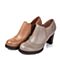 Tata/他她秋季专柜同款棕色羊皮女单鞋2DH21CM5