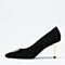 Tata/他她秋季专柜同款黑色羊皮女单鞋2V909CQ5