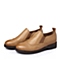 Tata/他她春季专柜同款棕色时尚休闲羊皮女单鞋2I2A6AM6