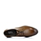Tata/他她春季棕色时尚商务休闲舒适牛皮革男单鞋F2502AM6