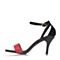 Tata/他她夏季专柜同款红黑色时尚女凉鞋2DZA8BL6