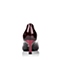 Tata/他她秋季专柜同款酒红色珠光漆牛皮女单鞋FB803CQ6