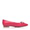 Tata/他她春季专柜同款桃红色牛皮女休闲鞋FL906AQ7