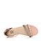 Tata/他她夏季浅粉色水钻珍珠时尚绑带女皮凉鞋2QV12BL7