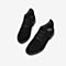Tata/他她2018秋专柜同款黑色牛剖层皮革绒面绑带方跟女休闲鞋S3013CM8