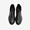 Tata/他她2018冬专柜同款黑色拼接休闲平底男单鞋AOM01DM8