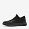 Tata/他她2018冬专柜同款黑色拼接织带厚底板鞋休闲鞋男单鞋AWM02DM8