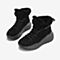 Tata/他她2018冬专柜同款黑色羊皮革马丁靴休闲坡跟女短靴EDF01DD8