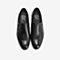 Tata/他她春专柜同款黑色牛皮革套脚商务鞋男单鞋BOM01AM9