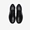Tata/他她2020春专柜同款黑色牛皮革系带平底鞋满帮男休闲鞋VAN01AM0
