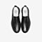 Tata/他她2020春专柜同款黑色牛皮革圆头套脚平底鞋男休闲鞋PAE02AM0
