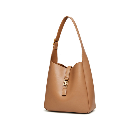 Tata/他她2023秋商场同款时尚通勤百搭简约水桶包新款X3112CX3