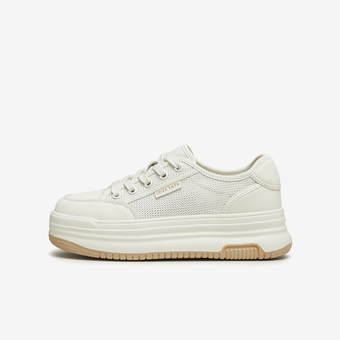 Tata/他她2024夏商场同款运动时尚休闲厚底女板鞋新款WL801BM4