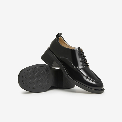 TATA/他她2024春商场同款时尚休闲简约圆头女深口鞋新款7OT26AM4