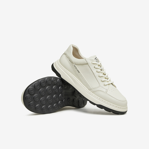 TATA/他她2024春商场同款休闲男士简约百搭板鞋新款VFB01AM4