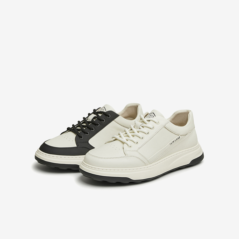 TATA/他她2024春商场同款休闲男士简约百搭板鞋新款VFB01AM4