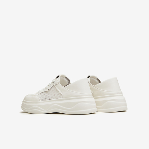 Tata/他她2024夏商场同款运动休闲厚底女板鞋新款WH702BM4