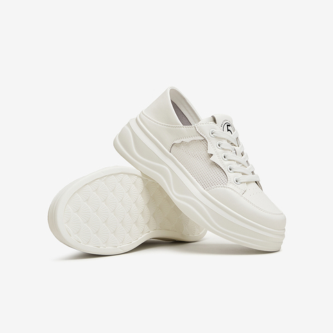 Tata/他她2024夏商场同款运动休闲厚底女板鞋新款WH702BM4