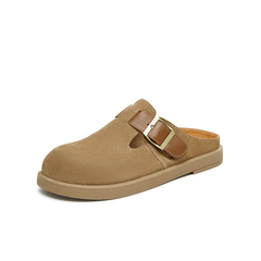 Tata/他她2024夏商场同款时尚简约凉鞋女款后空单鞋新款W9D01BH4