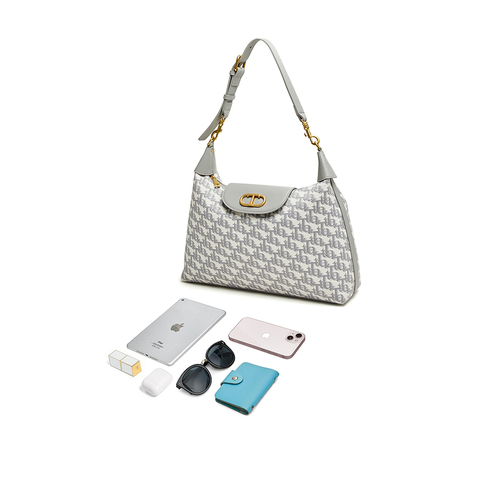 Tata/他她2024夏商场同款老花托特包大容量女通勤新款X3296BX4