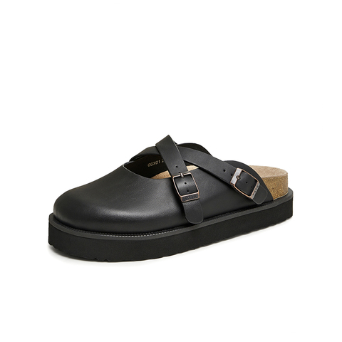 Tata/他她2024秋女外穿时尚休闲穆勒鞋新款GGX01CH4