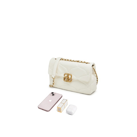 Tata/他她2024秋商场同款单肩包女小方包新款X3300CX4