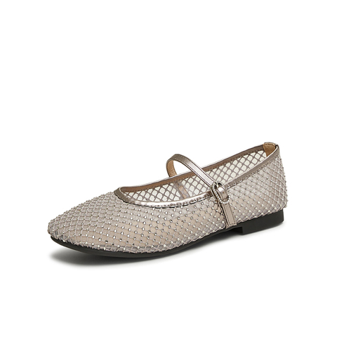 TATA/他她2025夏商场同款时尚休闲圆头女单鞋新款JPL03BQ5