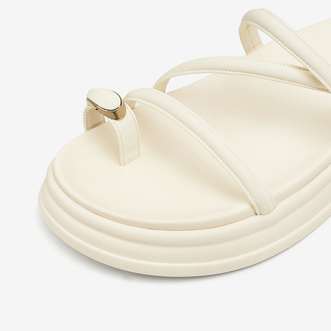 TATA/他她2025夏商场同款百搭时尚休闲女拖鞋新款CXZ01BT5